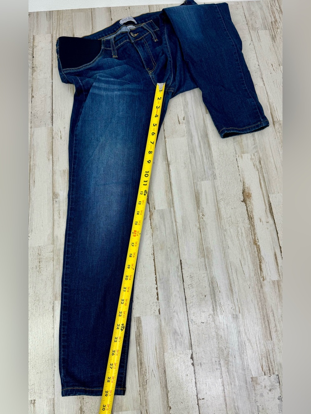 Judy Blue Jeans Womens 15/32 Blue High Rise Skinny Fit Stretchy Waist - Picture 9 of 12
